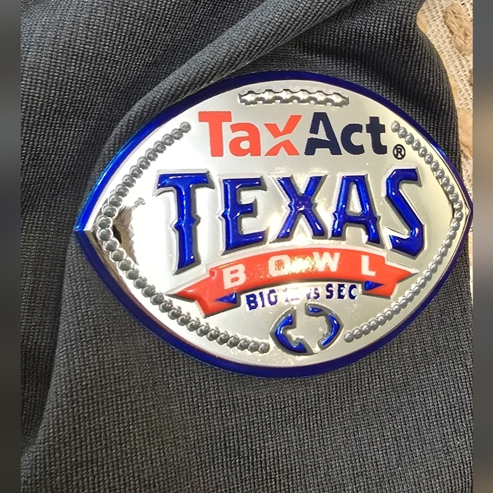 New Nike Polo Black Shirt Men XXL   3 Button Texas Bowl - Picture 9 of 14